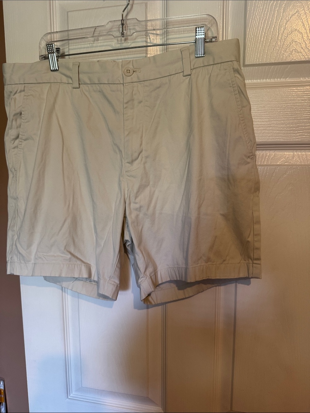 Men's Classic Khaki Cotton Shorts